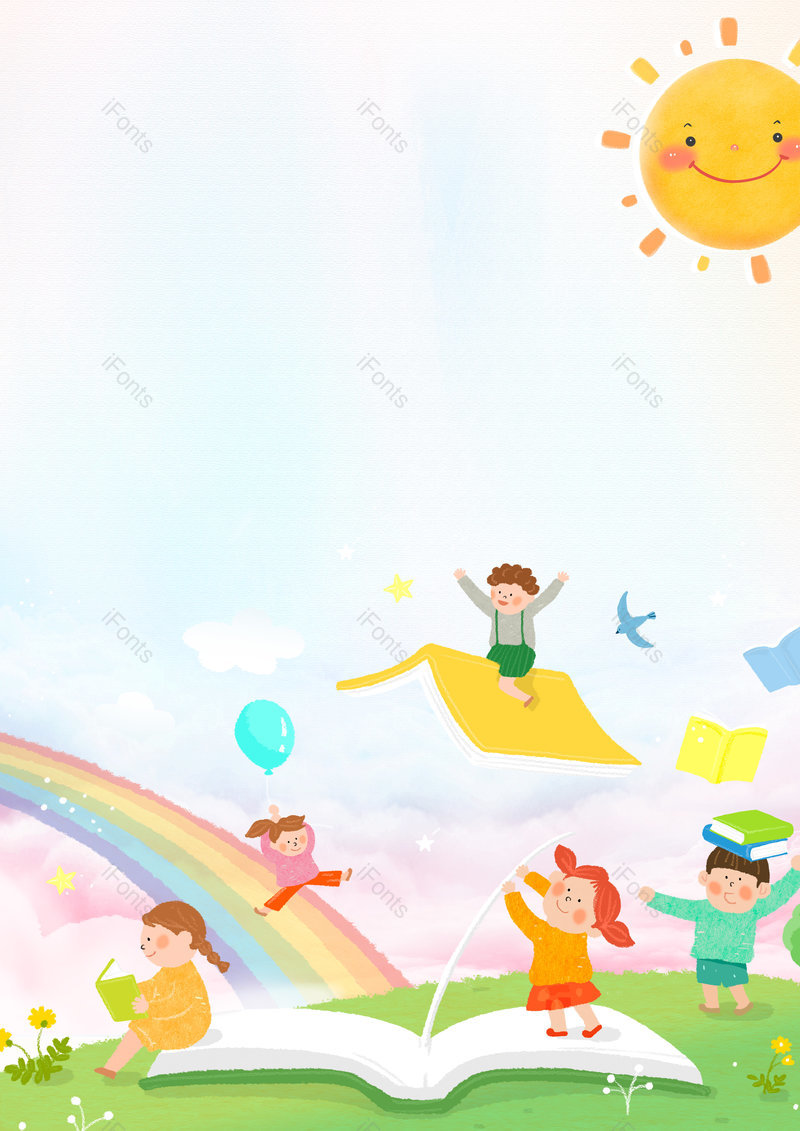 欢乐六一卡通儿童节少儿手绘背景,插画/手绘图,插画/手绘图库,插画/手绘图下载,插画/手绘